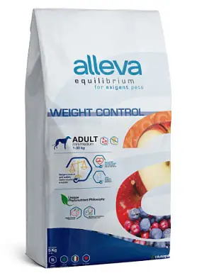 Alleva Equilibrium Weight Control Adult Mini/Medium сухой корм для взрослых собак мелких и средних пород для контроля веса