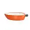 Homepet миска для мелких грызунов морковка керамическая