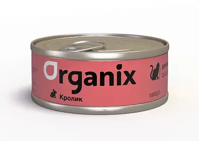 Organix консервы для кошек с кроликом