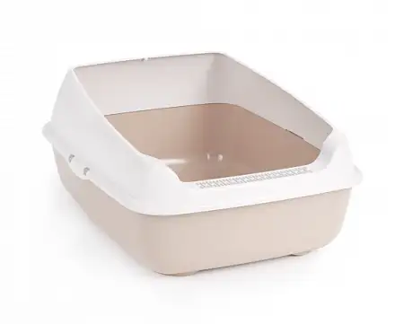 Купить alta Лоток для кошек с высокими бортами бежевый