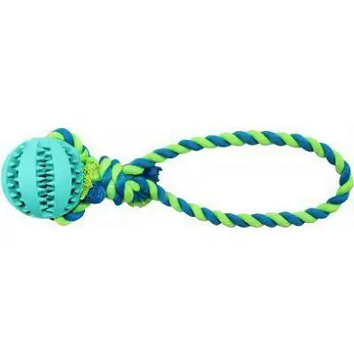 Homepet DENTAL игрушка для собак мяч на канате